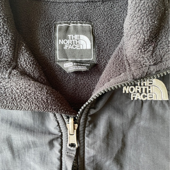 The North Face Denali Black Fleece Zip Up Sweater Jacket Boys XL - Picture 9 of 9